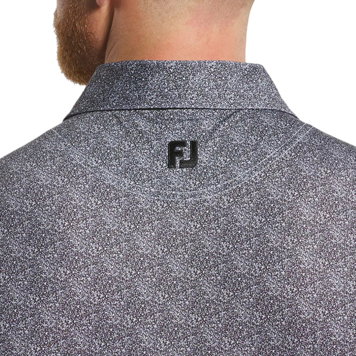 FootJoy Speckle Print Athletic Fit - Black/White