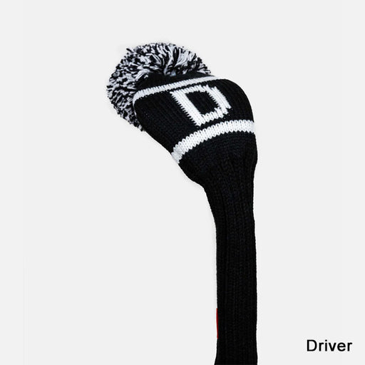 GHOST Black Knit Head Cover