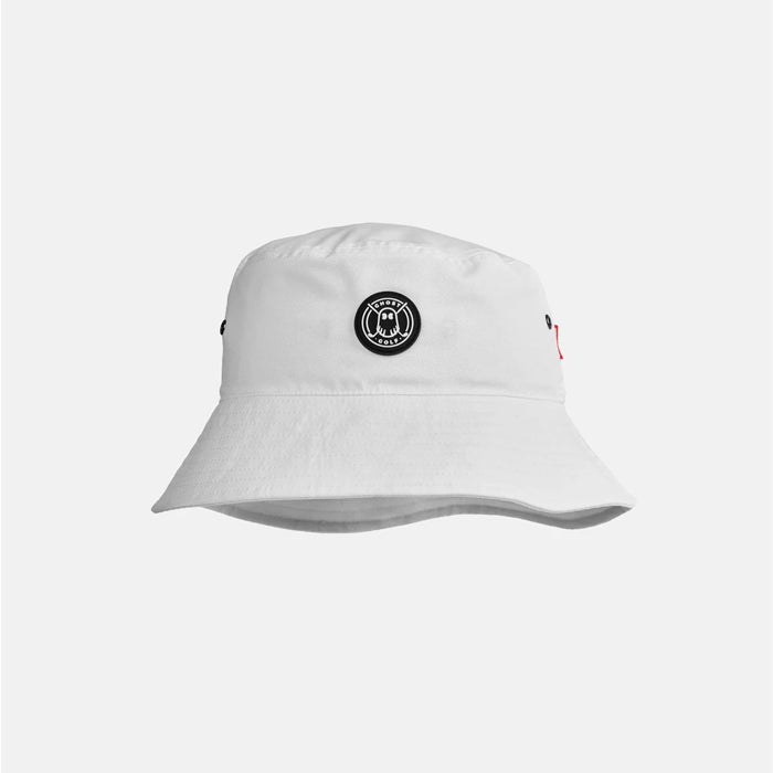 GHOST BUCKET HAT - White