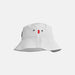 GHOST BUCKET HAT - White