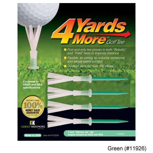 4 Yards More Golf Tees (Pack of 4)