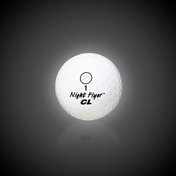 Night Flyer LED White Constant-On Golf Ball