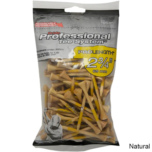 PrideSports 2 3/4 PTS Wood Tees