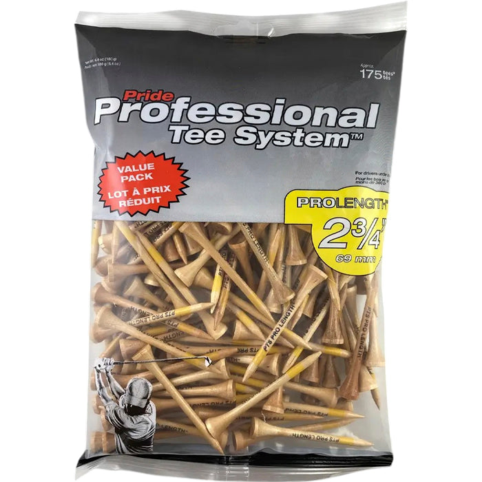 PrideSports 2 3/4 PTS Wood Tees