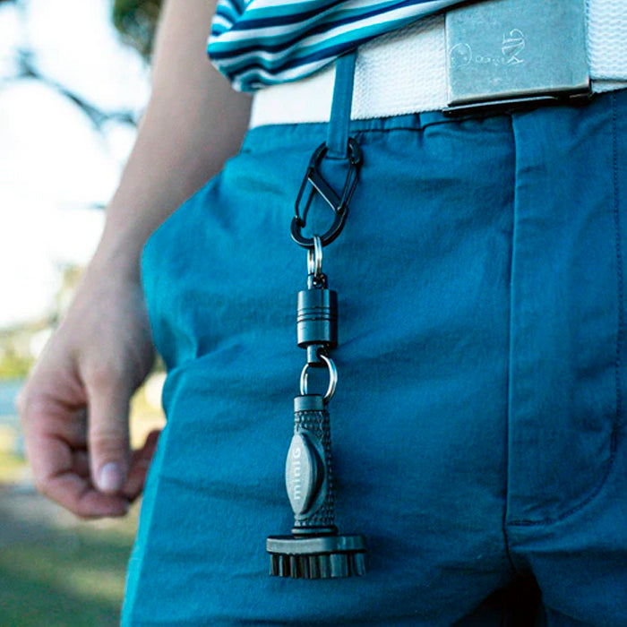 Grooveit miniG - Compact Dry Golf Brush - Black