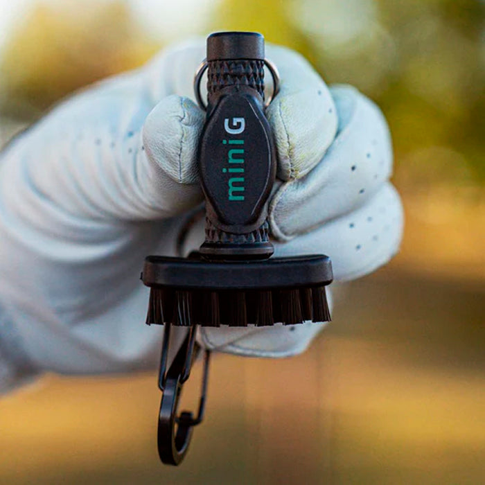 Grooveit miniG - Compact Dry Golf Brush - Black