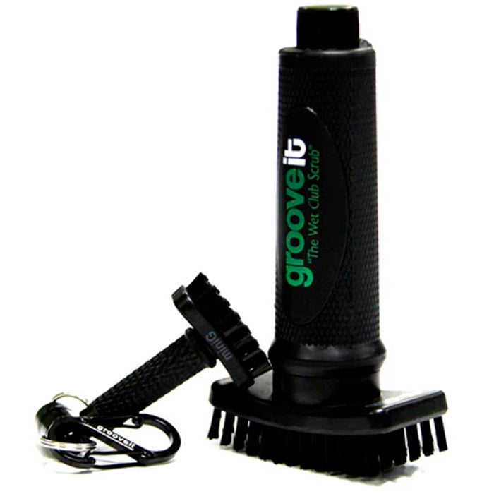 Grooveit miniG - Compact Dry Golf Brush - Black