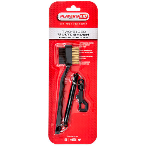 Player's Aid Groove Brush 2 Sided Multi Brush W/Coil - Blister Pack (23014)