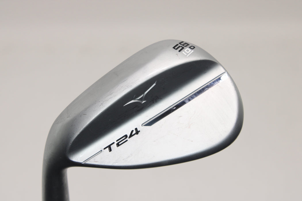 Mizuno LH T24 SOFT SATIN CHROME WEDGE 56-10 Pre-Owned