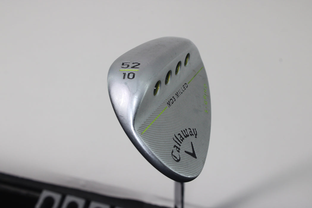 Callaway MD3 Milled Chrome S-Grind Wedge 52/10 (RH) DG steel /Wedge flex pre-owned