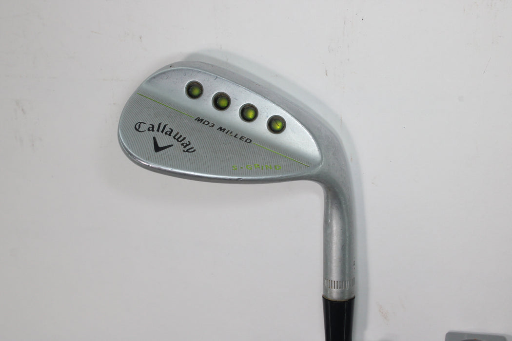 Callaway MD3 Milled Chrome S-Grind Wedge 56/10 (RH) Dynamic Gold 115/S300 Pre-owned
