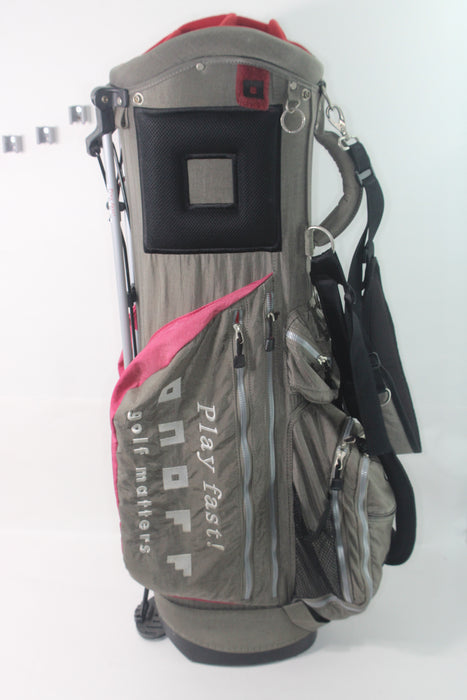 ONOFF Golf Stand Bag Pre-Owned Grey/Red Pre-Owned