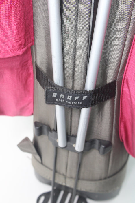 ONOFF Golf Stand Bag Pre-Owned Grey/Red Pre-Owned