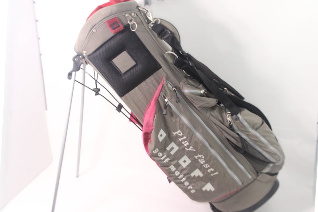 ONOFF Golf Stand Bag Pre-Owned Grey/Red Pre-Owned