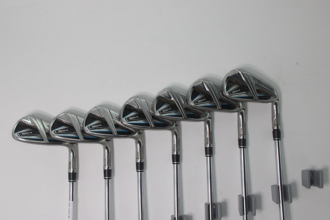 TaylorMade Sim Max Irons RH 5-9P.A KBS max 85 R Pre-owned