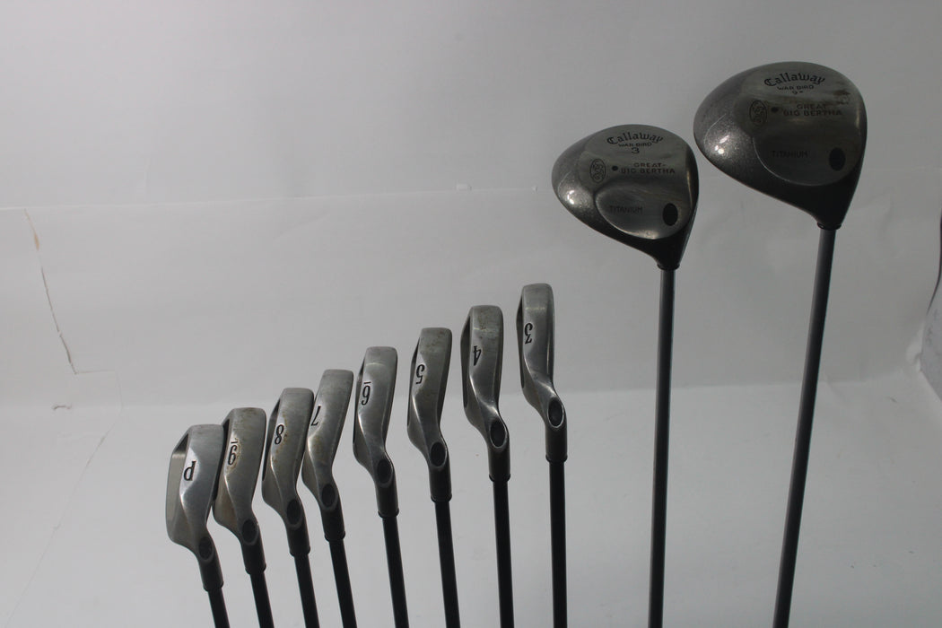 Callaway BigBertha DR/3WD Irons combo set 3-PW GR/Firm Pre-owned
