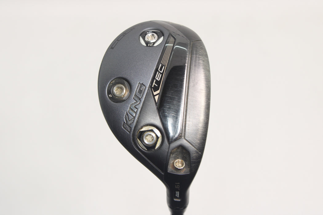 Cobra King Tec Hybrid Right Handed 19 Degrees with HZRDUS RDX Smoke Black 80 Gram 6.5 Extra Stiff Flex Pre-Owned