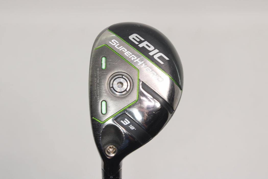 Callaway Epic Super Hybrid Left Handed 3 Hybrid with Tour AD DI HY-75/ Regular Flex Pre-Owned