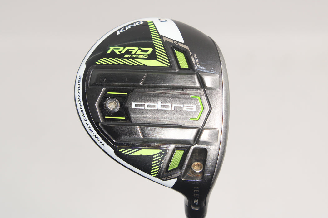 Cobra RAD Speed Fairway Wood Right Handed 18,5 Degree with Motore X F3 60 Gram Regular Flex Pre-Owned