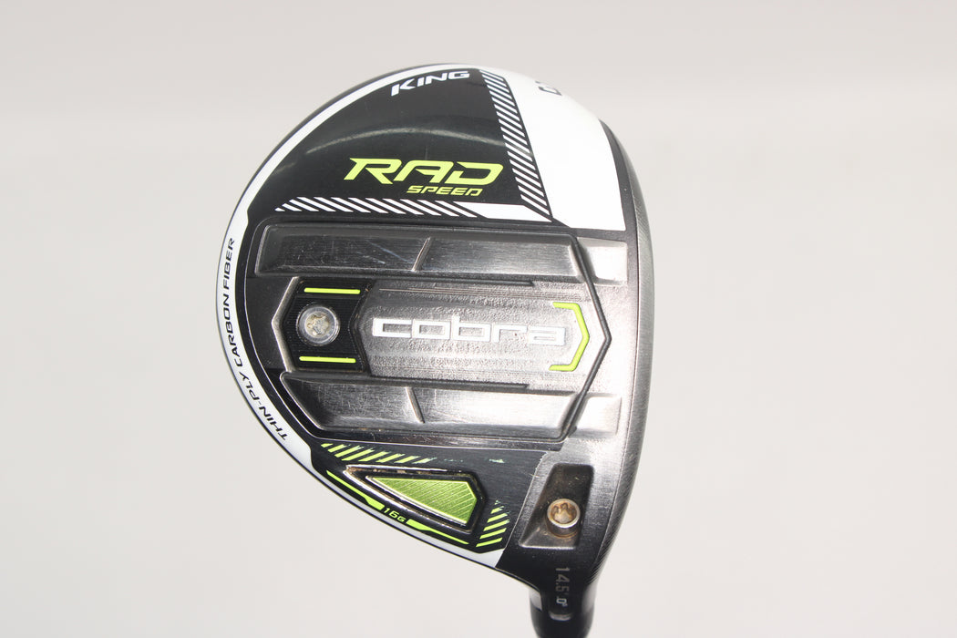 Cobra RAD Speed Fairway Wood Right Handed 14.5 Degree with Motore X F3 60 Gram Regular Flex Pre-Owned