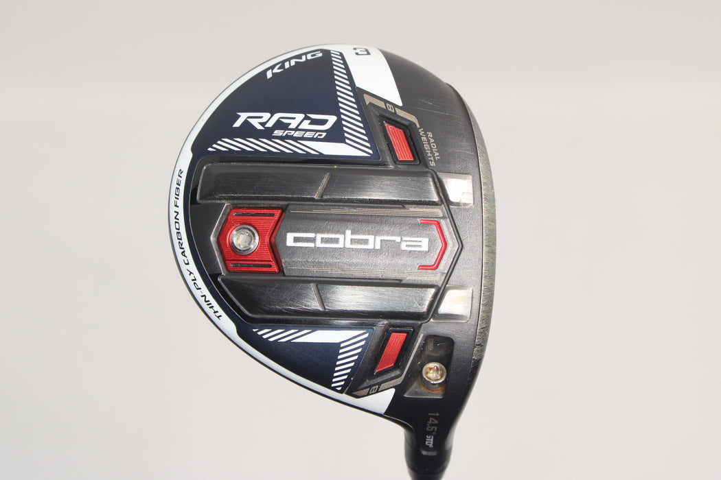 Cobra RAD Speed Fairway Wood Right Handed 14.5 Degree with Motore X F1 70 Gram Stiff Flex Pre-Owned