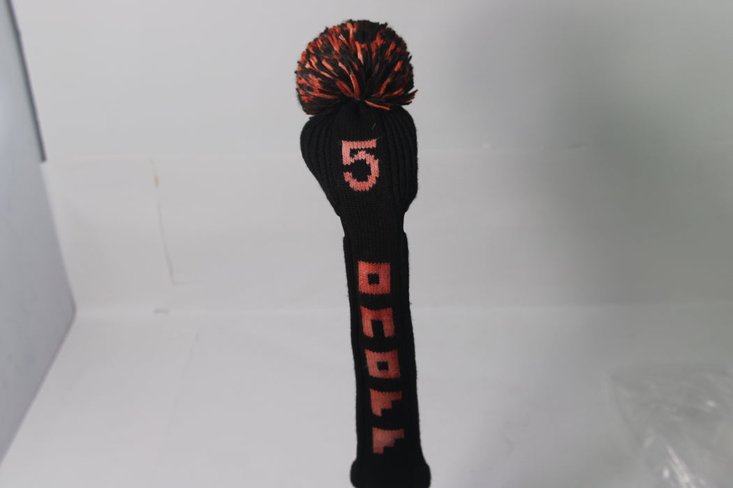 ONOFF Black and Red 5 Wood sock Head Cover Pre-Owned