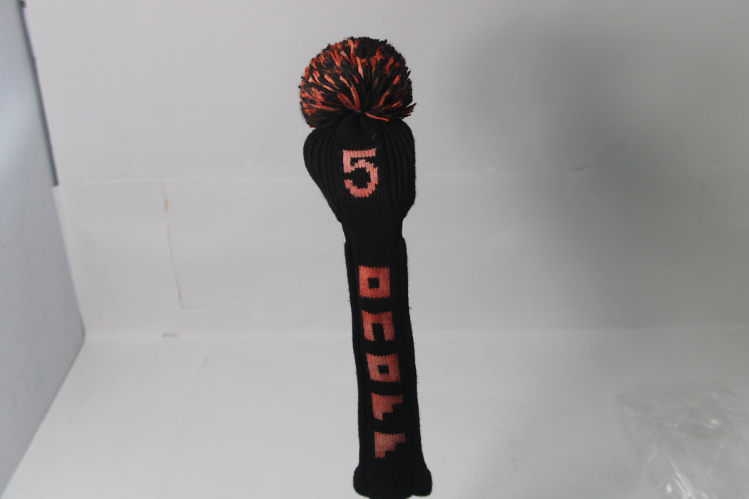 ONOFF Black and Red 5 Wood sock Head Cover Pre-Owned