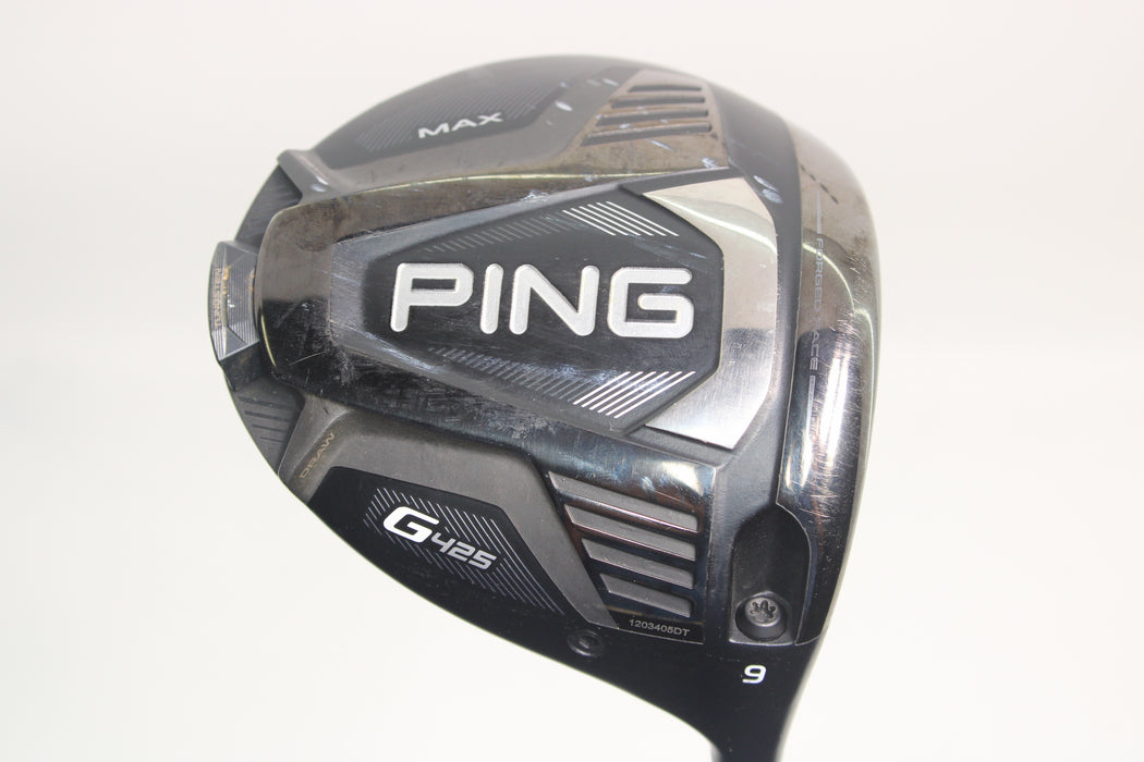 Ping G425 MAX Driver Right Handed 9 Degree with HZRDUS RDX Smoke Red 50 Gram 6.0 Stiff Flex Pre-Owned