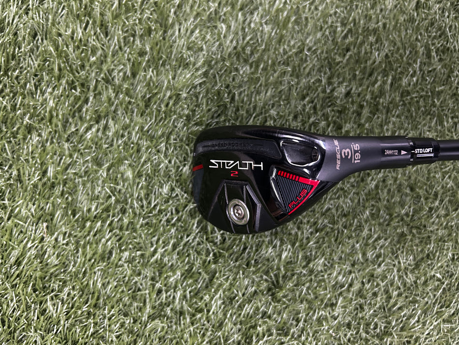 TaylorMade Stealth 2 Plus Hybrid RH 3H/19.5 KBS Tour Hybrid Prototype 105 X Pre-Owned