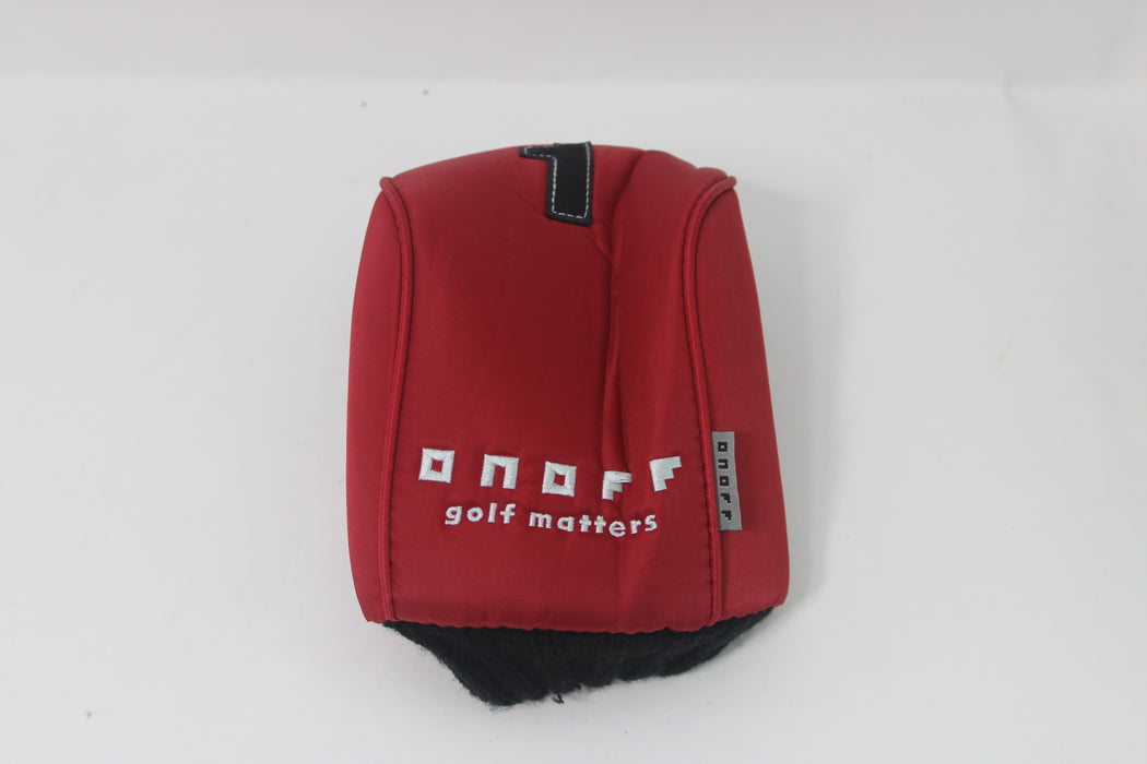 ONOFF golf matters Red And Black Driver Headcover Pre-Owned