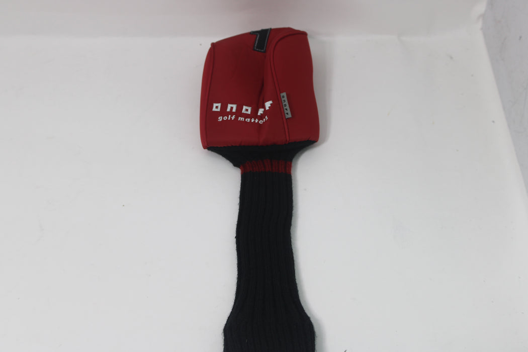 ONOFF golf matters Red And Black Driver Headcover Pre-Owned