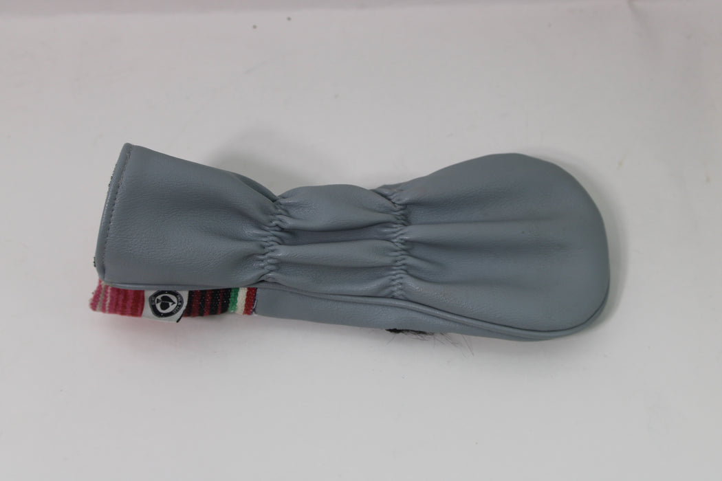 Mustache Sugar Skull Grey Fairway Headcover Pre-Owned