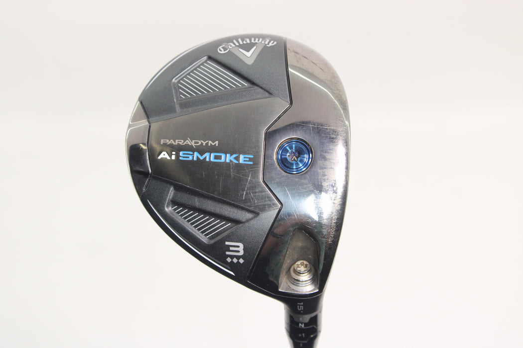 Callaway Paradym Ai Smoke Triple Diamond 3 Wood Right Handed with Denali 70 Gram 6.0 Stiff Flex Pre-Owned