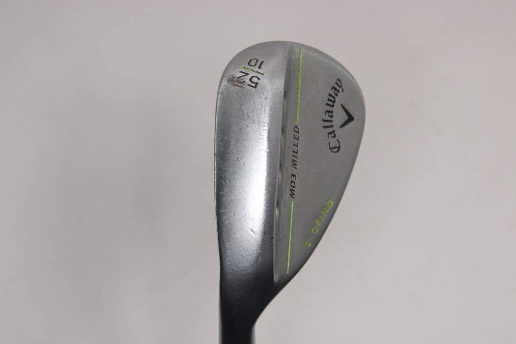 Callaway MD3 Milled Chrome Wedge LH 52/10S DG Wedge Shaft Pre-Owned