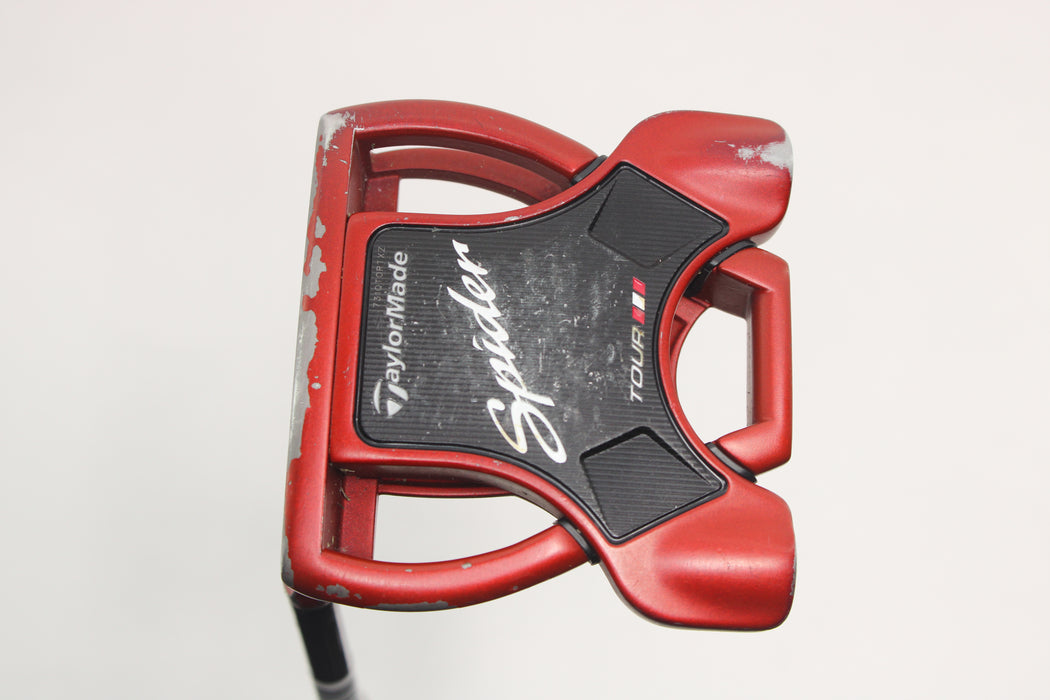 TaylorMade Spider Tour Red Putter LH 35 inch Slant Neck Pre-Owned