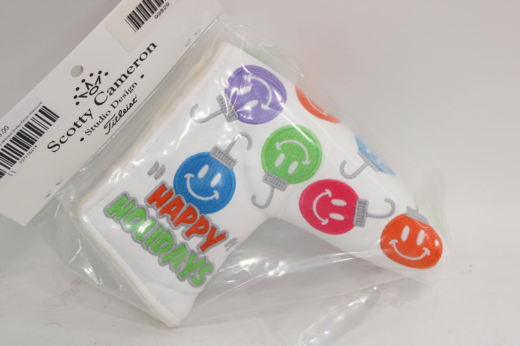 Scotty Cameron 2011 Happy Holidays Smiley Faces Headcover NIB