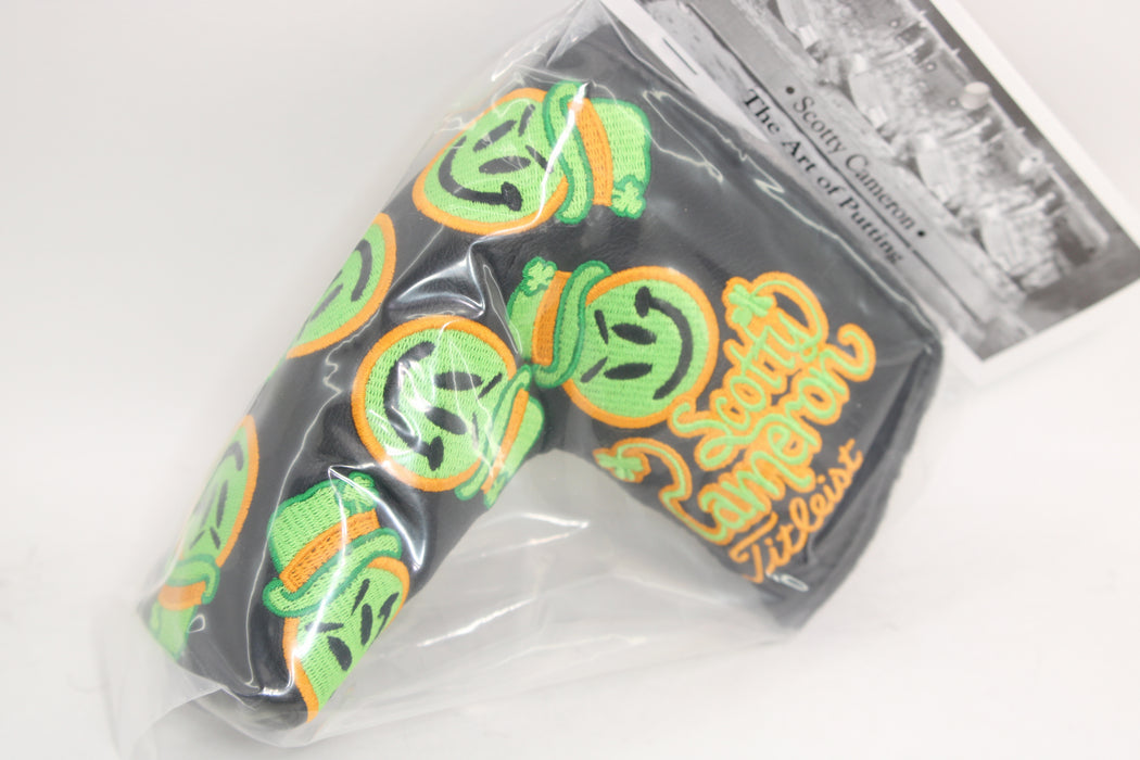 2013 Scotty Cameron headcover Happy St. Patrick's Day Smiley' Face Top Hat