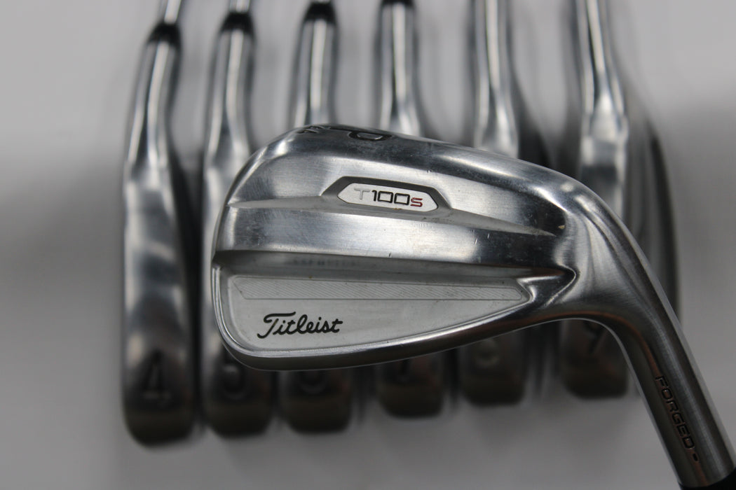 Titleist T100s Irons RH 4-9P Project X LZ 6.0 Pre-Owned