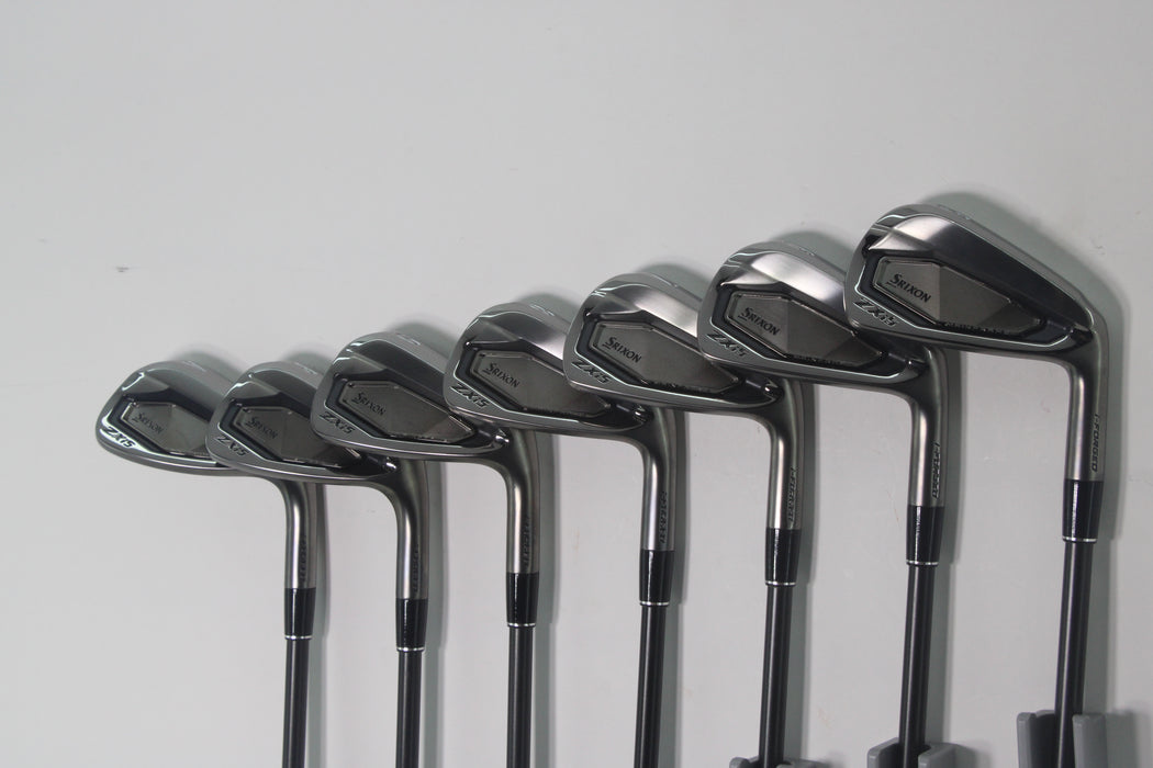 Srixon ZXi5 Irons (RH) 5-GW Gun Metal DG 115 S400 Black Pre-Owned