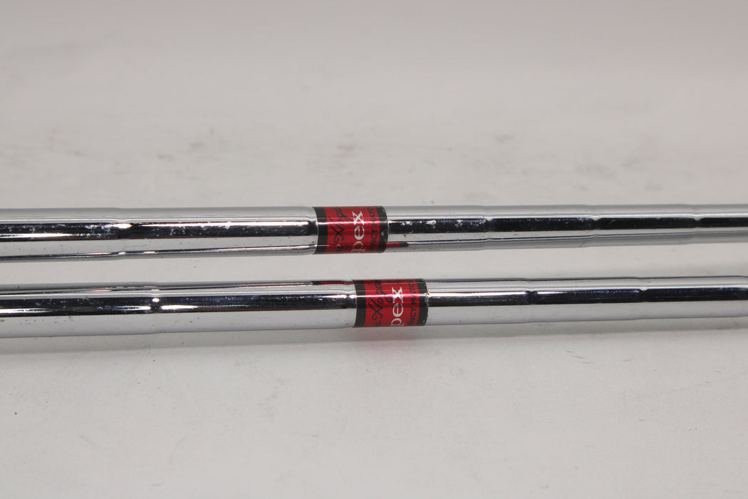 Ben Hogan Apex Plus Iron Set Left Handed 3-PW,E,FW with Apex 3 Regular Flex Steel Pre-Owned