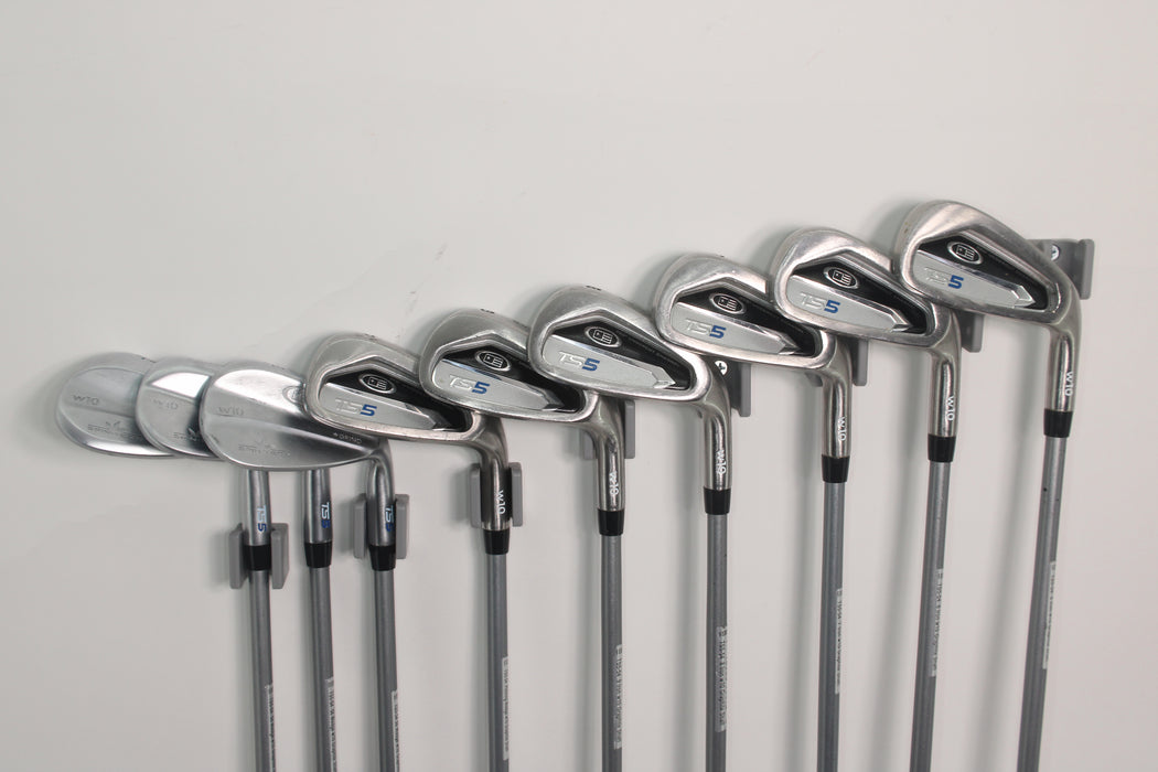 US Kids TS5 5-PW GW,SW,LW  9 Piece Set Right Handed Graphite Kids Flex Shafts Pre-Owned