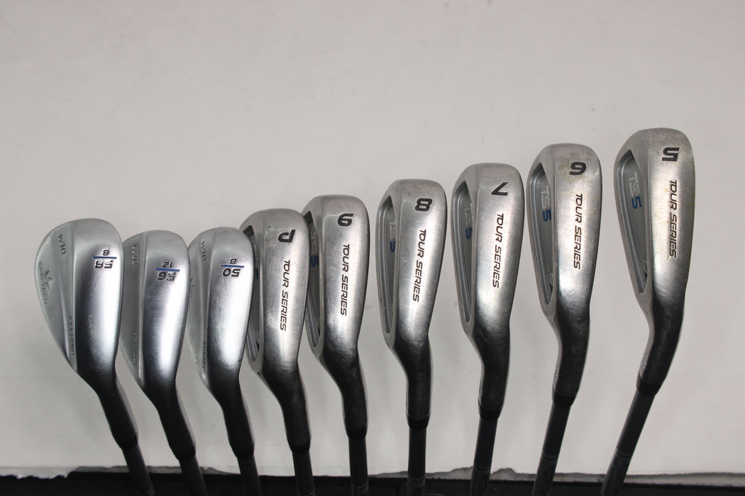 US Kids TS5 5-PW GW,SW,LW  9 Piece Set Right Handed Graphite Kids Flex Shafts Pre-Owned