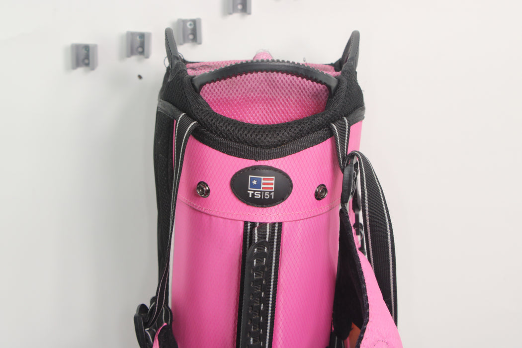 US Kids Tour Series 3 51 Stand Bag Pink/White Pre-Owned