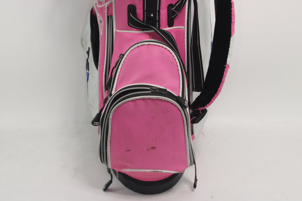 US Kids Tour Series 3 51 Stand Bag Pink/White Pre-Owned