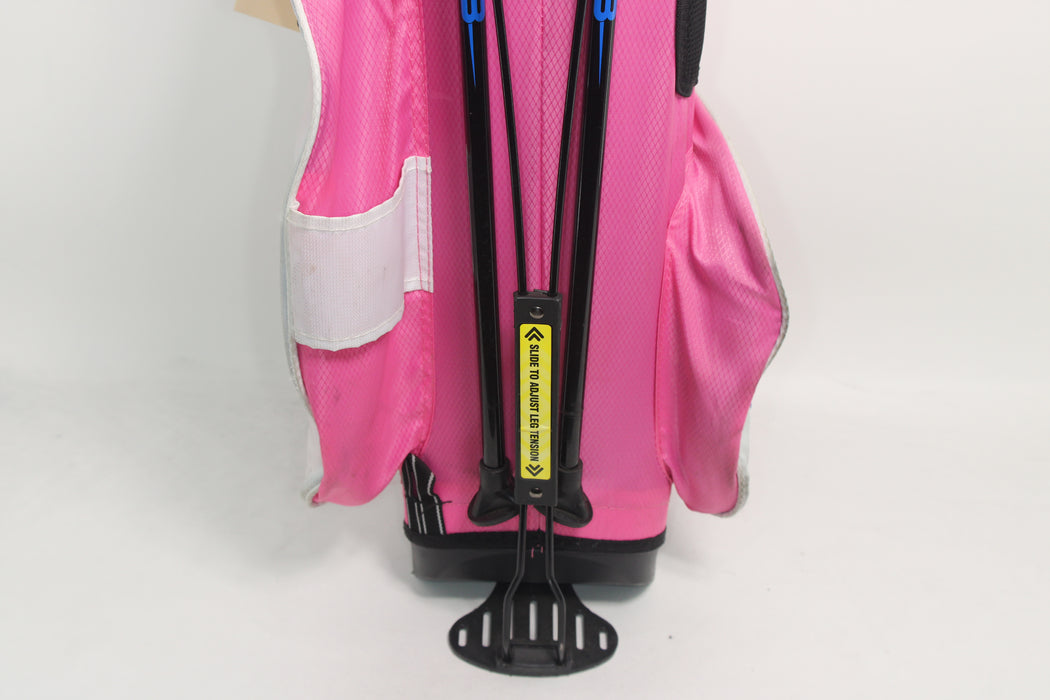US Kids Tour Series 3 51 Stand Bag Pink/White Pre-Owned