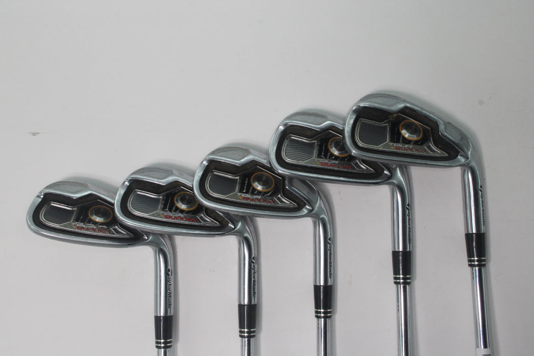 TaylorMade Tour Burner Irons Rh 5,6,8,9,A Steel R Pre-owned