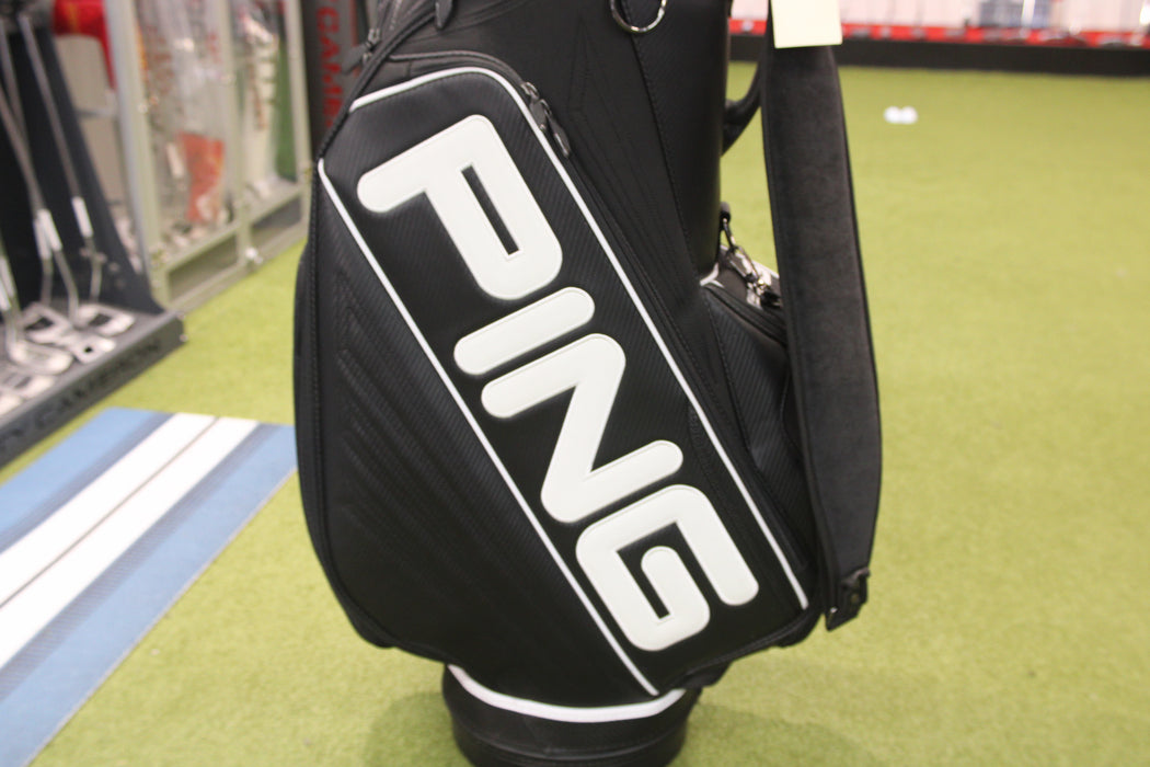 PING STAFF BAG BLACK 533 Pre-Owned