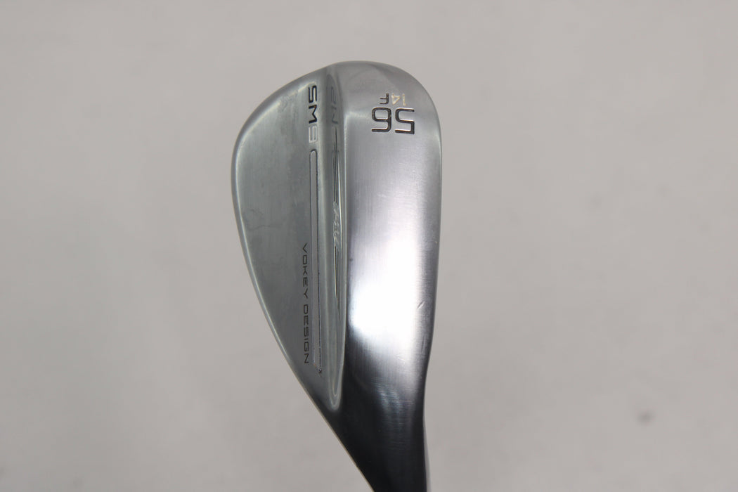 Titleist Vokey SM9 Tour Chrome Wedge (RH) 56/14F DG steel Pre-owned