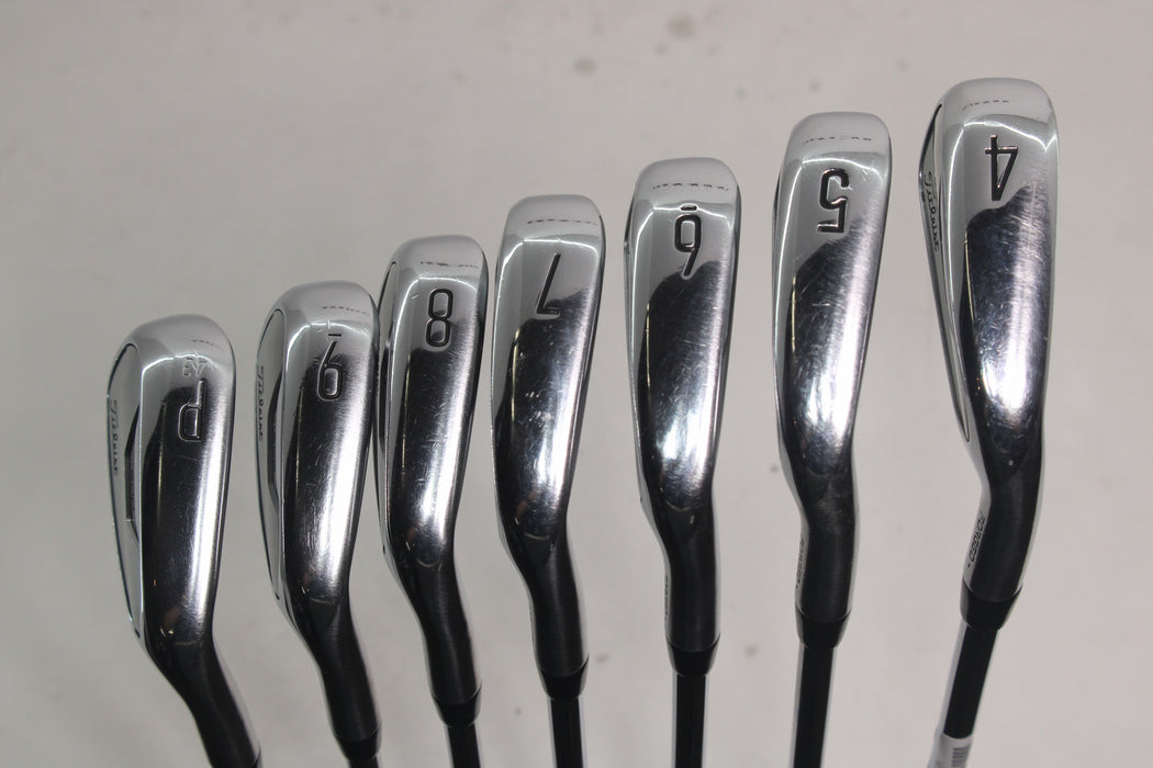 Titleist 2021 T200 Iron Set (RH) 4-PW Truetemper AMT Black R300 Pre-owned