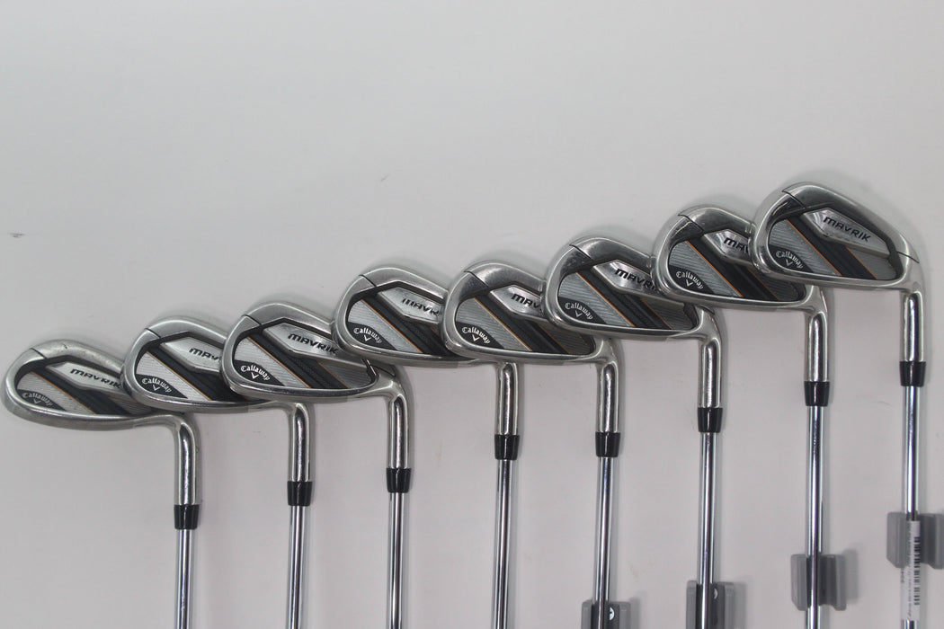 Callaway Mavrik Irons (RH) 4-GW Elevate Tour VSS/S-Flex 115g Pre-Owned